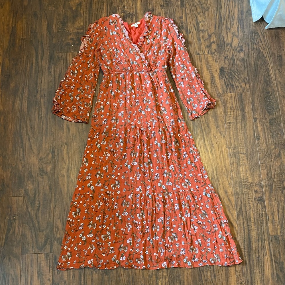 floral miami midi dress